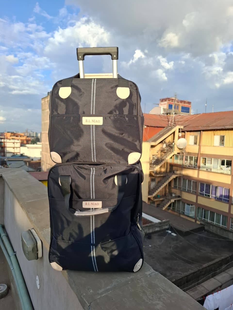 2 in 1 High Quality Big Sizes Trolley Travel Bags