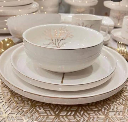 32pcs Elegant Floral European Porcelain Dinner set