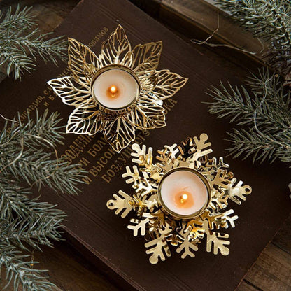 Decorations for Christmas Versatile Holiday Candle Holder Decorations Snowflake Decorations and Dining Table Arrangements