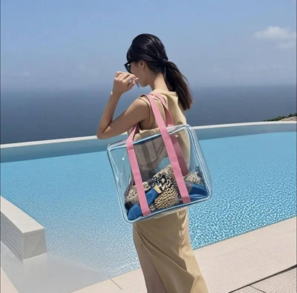 Large Capacity wet bag /swimming bag with slippers compartment