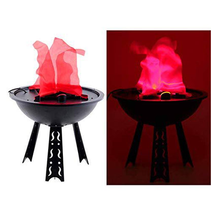 Flammen lampe 3 legged stand fireplace decor piece