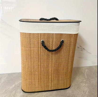 Customised Bamboo woven laundry Baskets