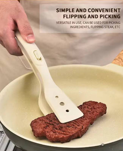High quality 2in1 Silicone Spatula/Tongs