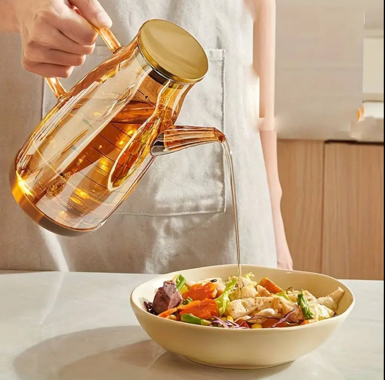 High Borosilicate Glass Oil Bottle with silicone base