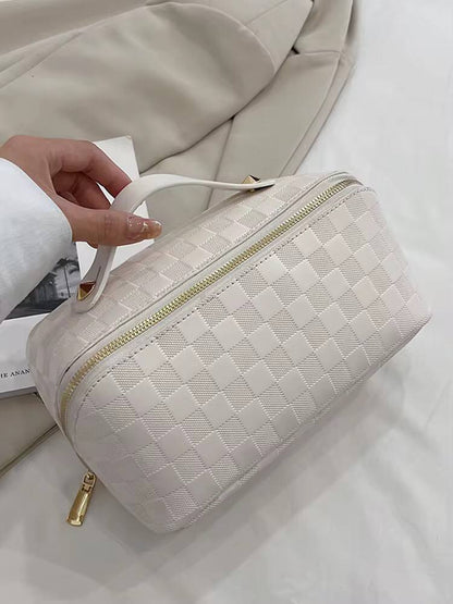 Pu leather cosmetic storage bags