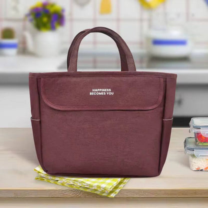 Thermal insulated lunch bag for women