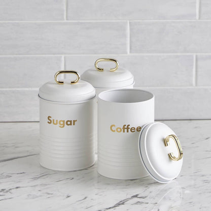 Kitchen eco-friendly bread Bin/ storage container/ coffee, tea and sugar canister set of 3pcs