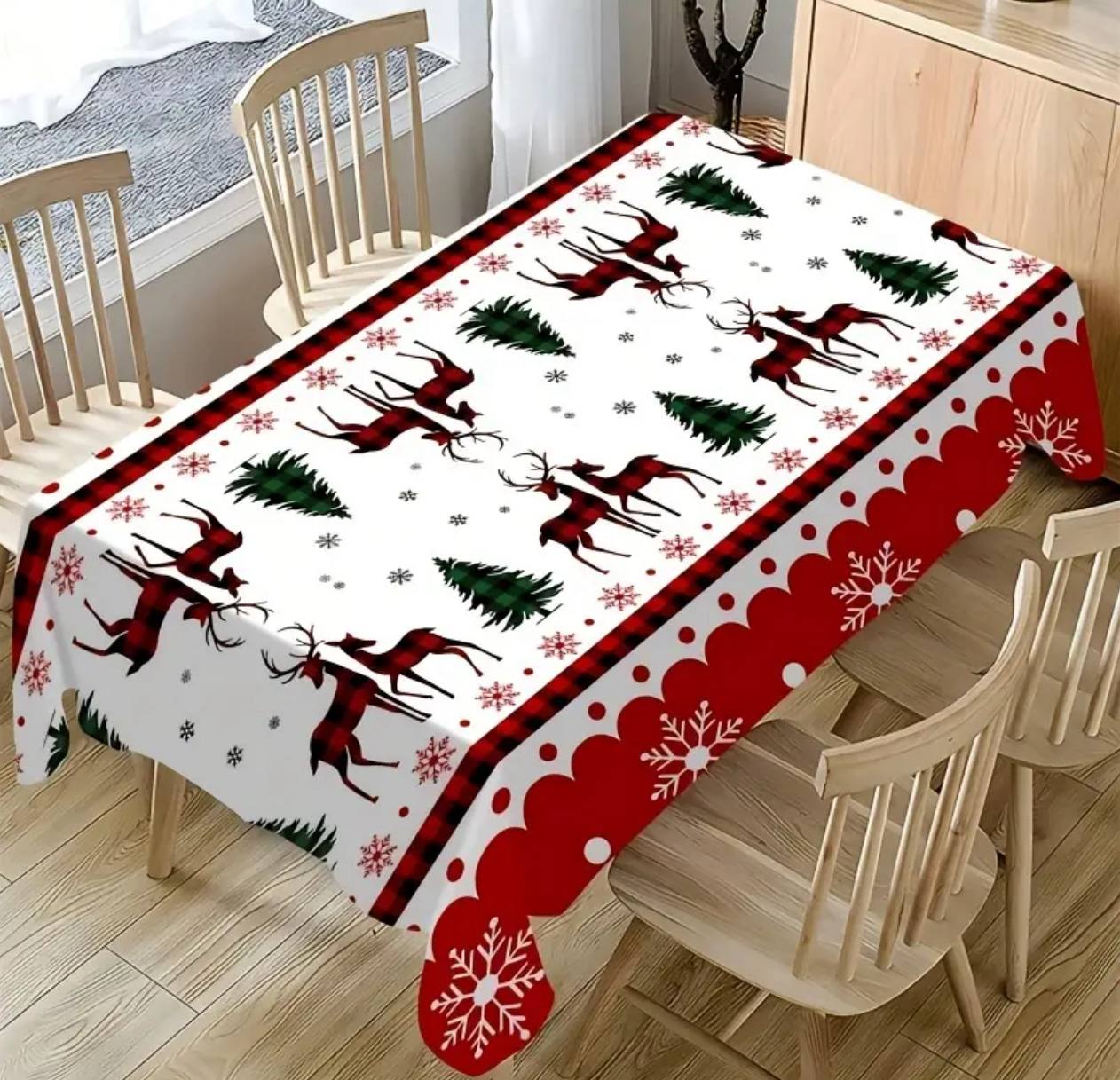 Christmas Tablecloth Merry Chirstmas Decoration For Home