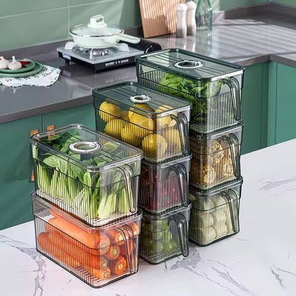 Timekeeping Stackable fridge /storage organizer