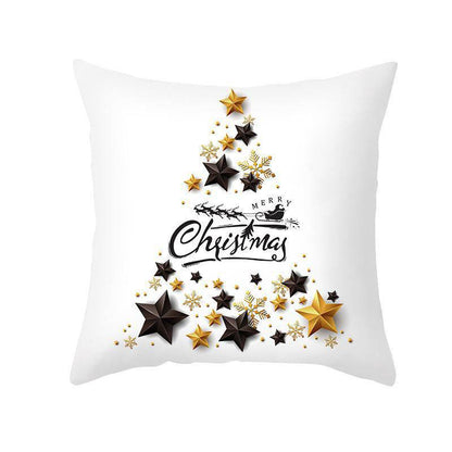 Christmas Pillow Covers (No Filler) for Christmas Decoration Throw Pillow Covers