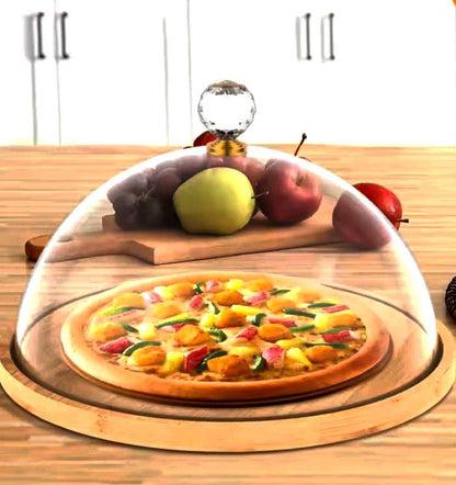 Acrylic food/cake cover-Big size
Material-Acrylic+Wood