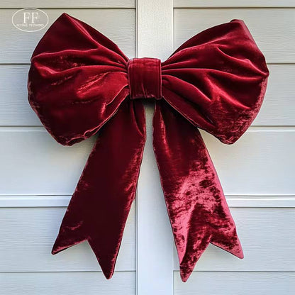 Big velvet Christmas bow