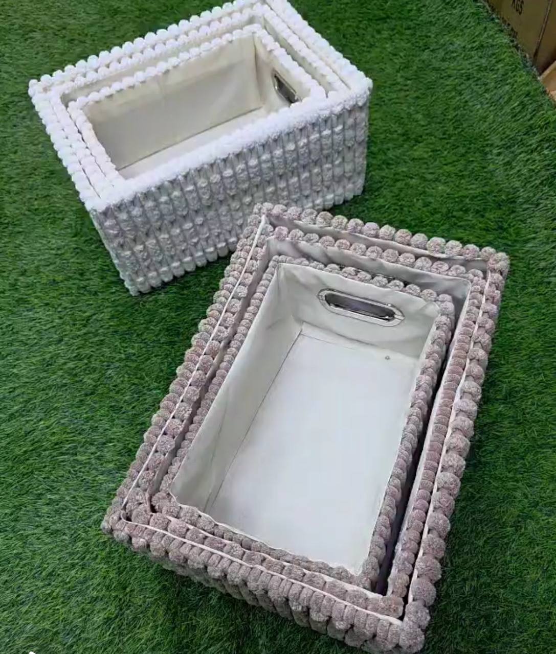 3 in 1 Mulit-purpose Storage Baskets with Handles.