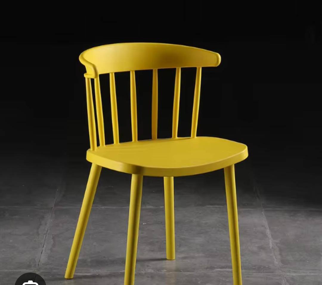 Creative Bright Yellow Polypropylene Dining Chairs – Set of 2 with Ergonomic Backrest and Durable Single Moulded Frame for Modern Spaces. (Pack of 2) 
Very strong &versatile