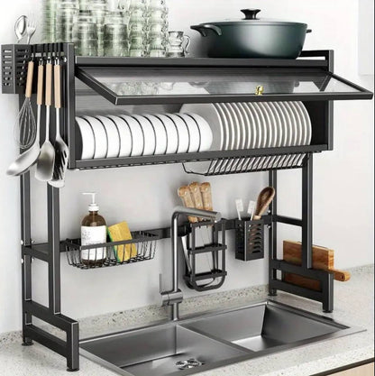 Single Over the sink with Glass Acrylic Cover