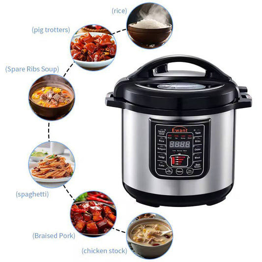 6 litres high quality electrical pressure cooke