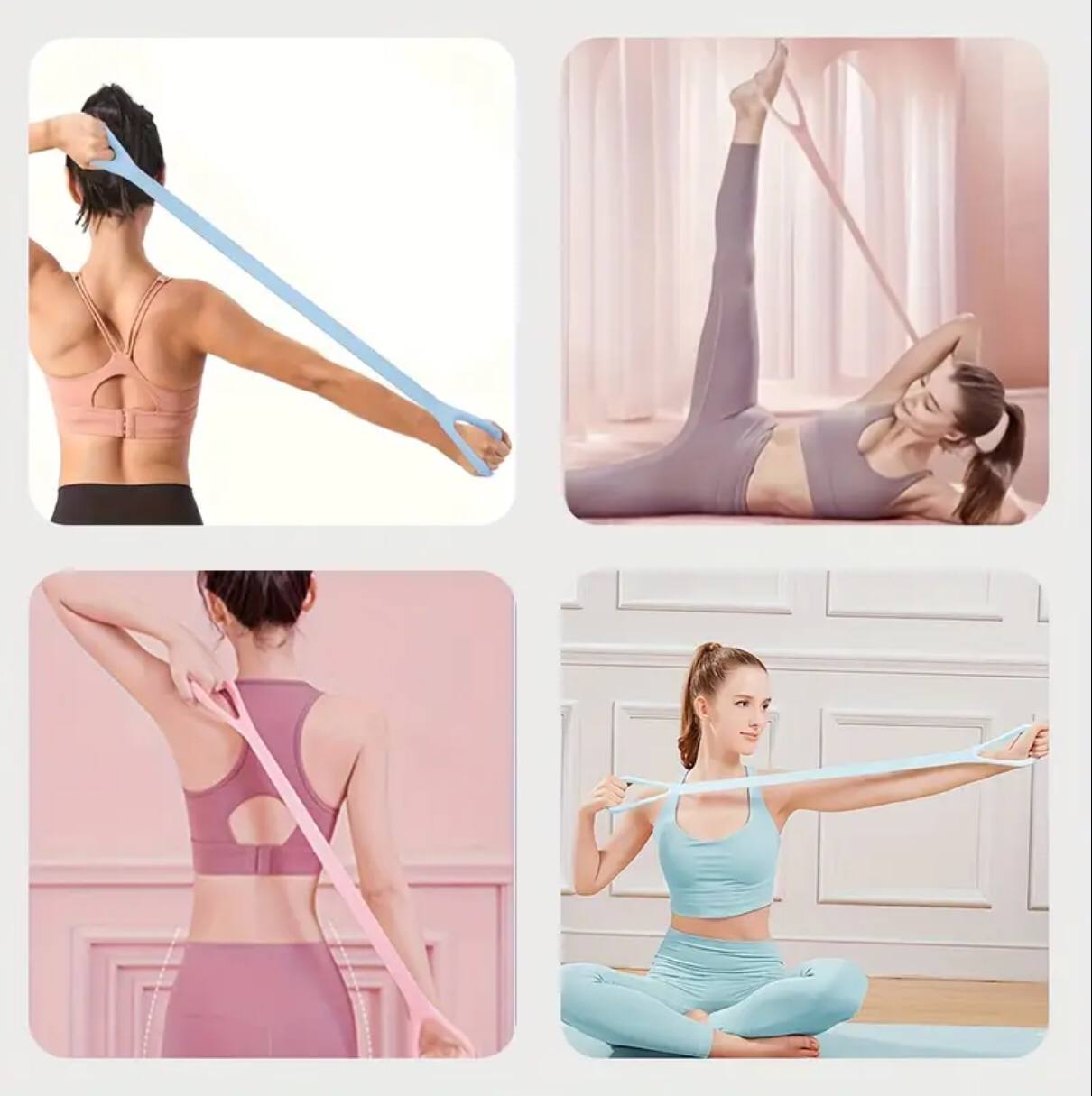 Resistant Yoga Muscle Stretcher Band