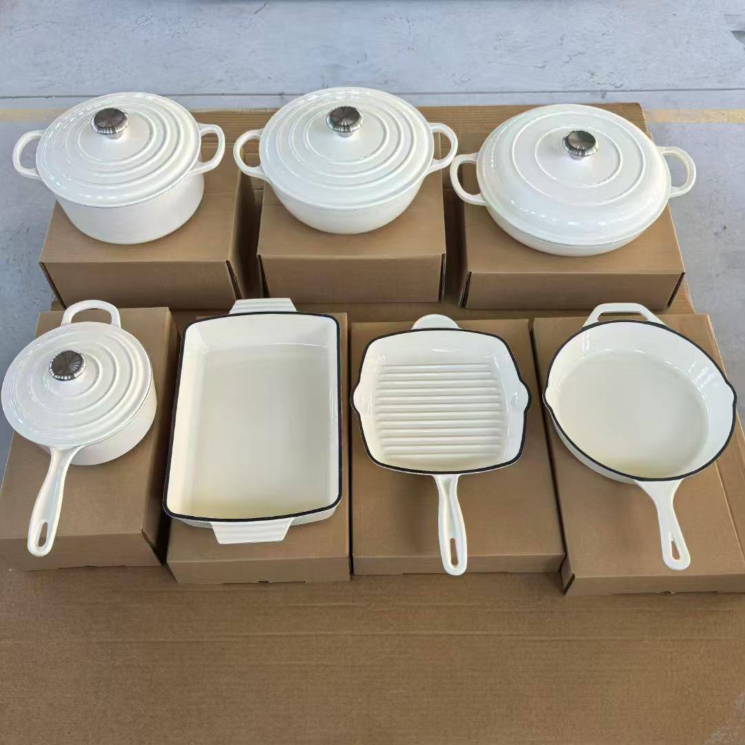 11pcs cast iron cookware