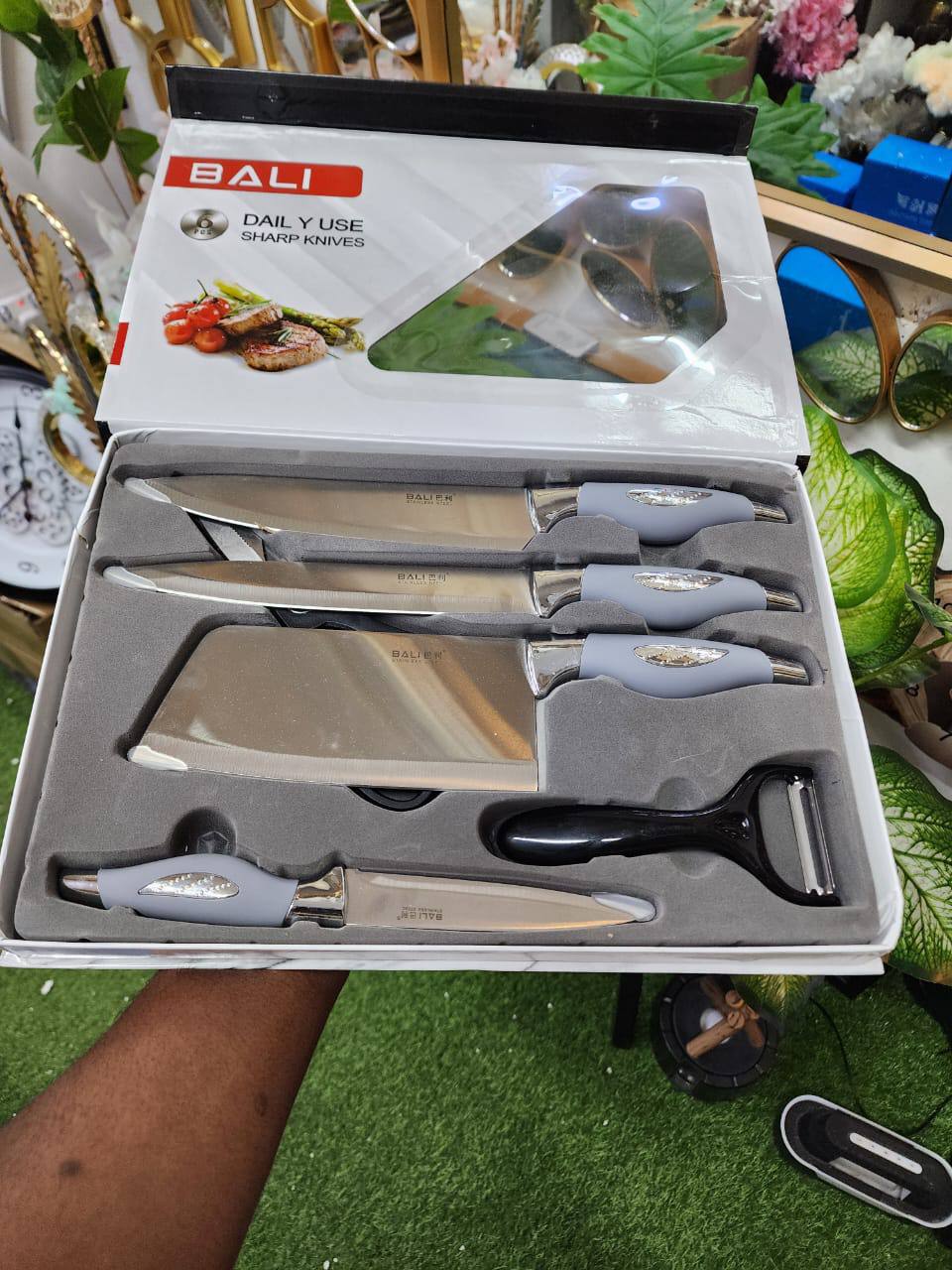 6pcs BALI knife set