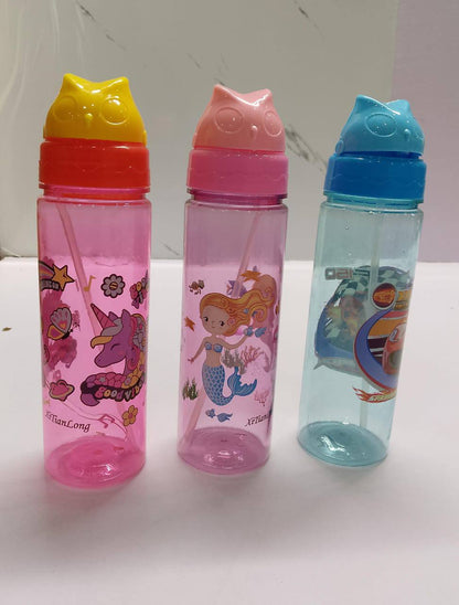600ml 500ml n 400ml straw kids water bottles