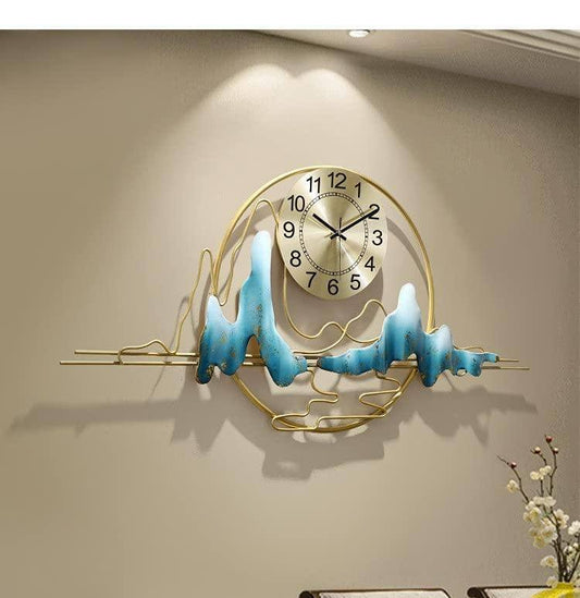 EUROPEAN STYLE IRON METAL WALL CLOCK