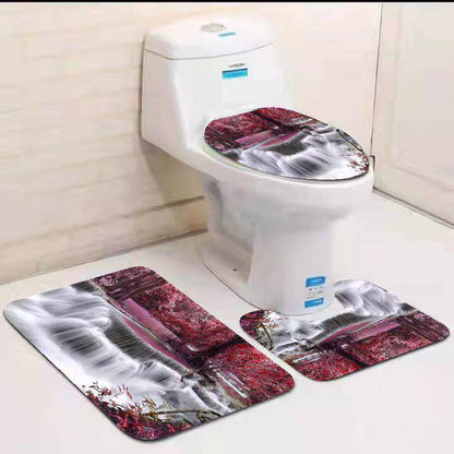 3in1 toilet mat set