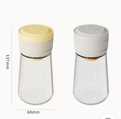 Moisture-Proof Glass Salt Shaker with Precise  Measure
