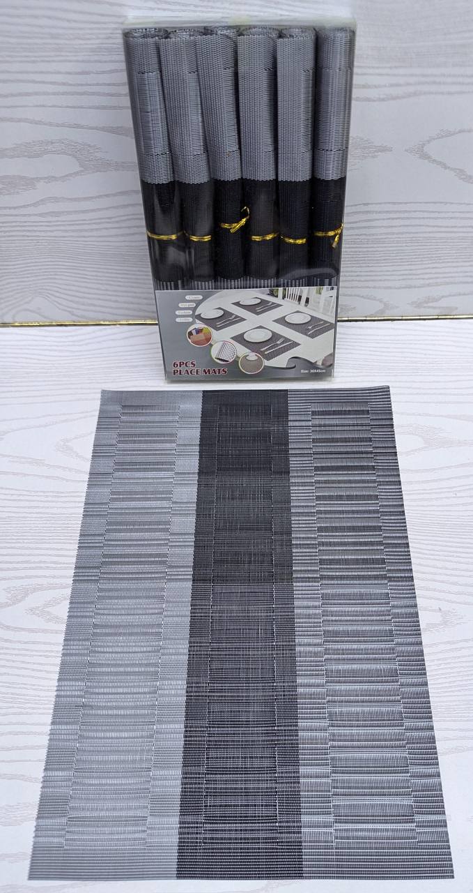 6Piece Heat Resistant Non-Slip Table Placemat
