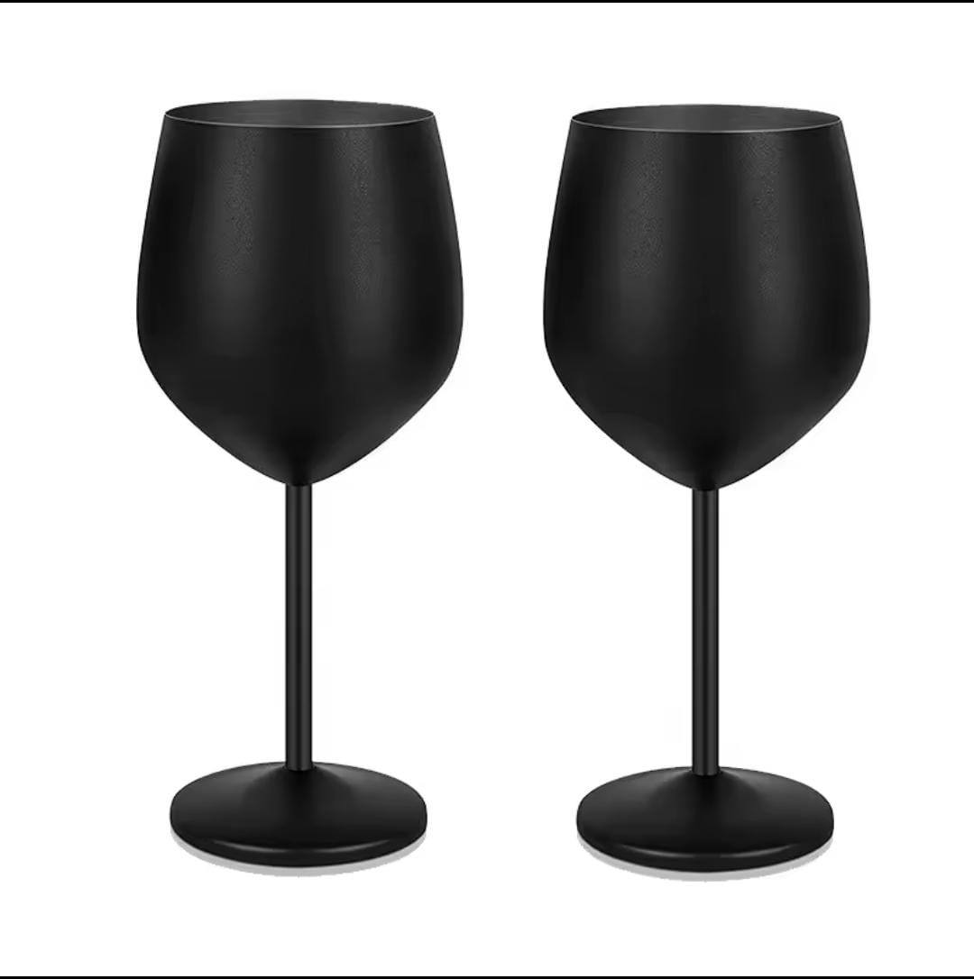 ELEGANT STAINLESS STEEL NON BREAKABLE  GOBLETS