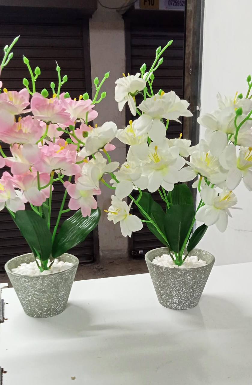 Artificial blossom flowers, bonsai artificial potted plants for Decoration