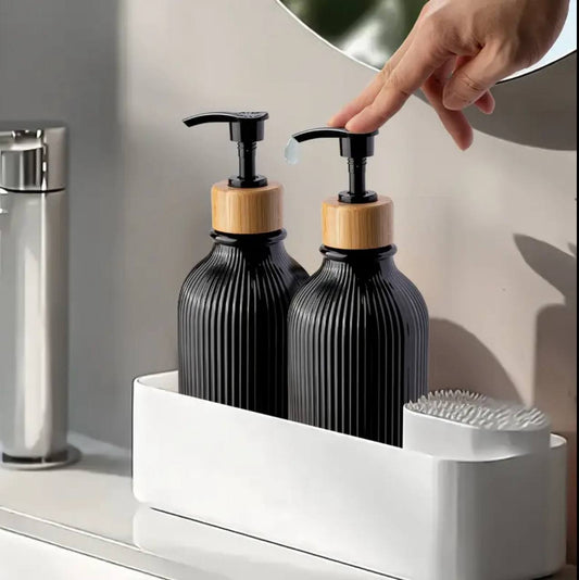 Luxury plastic unbreakable Lotion Bottle Soap and Gel Dispenser 
Shower Gel Shampoo Container High Quality Soap Dispenser Bathroom Accessories
