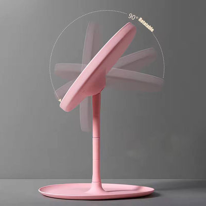 Led make up mirror storage tray
