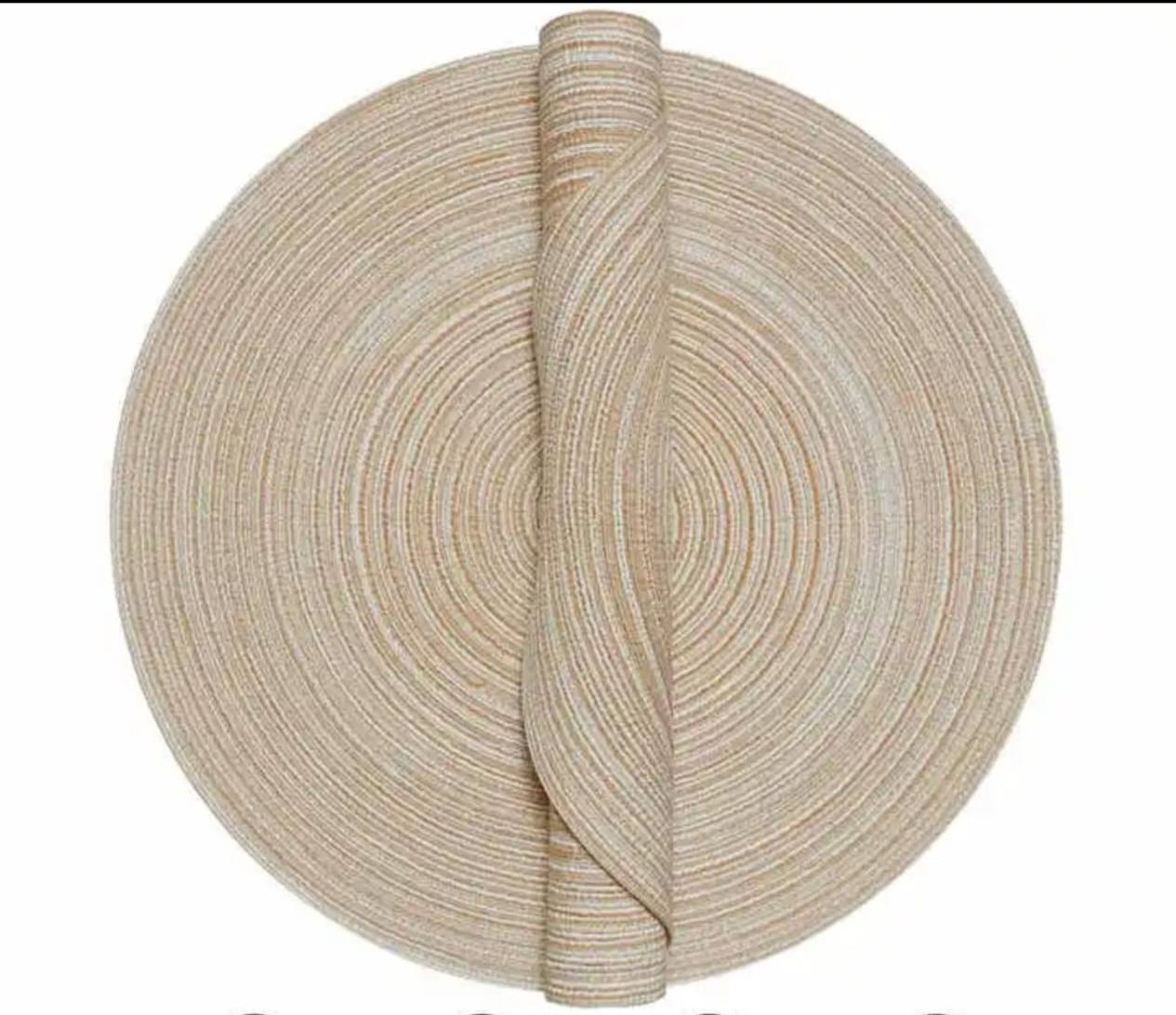 High-quality,thick  ramie woven table mats.