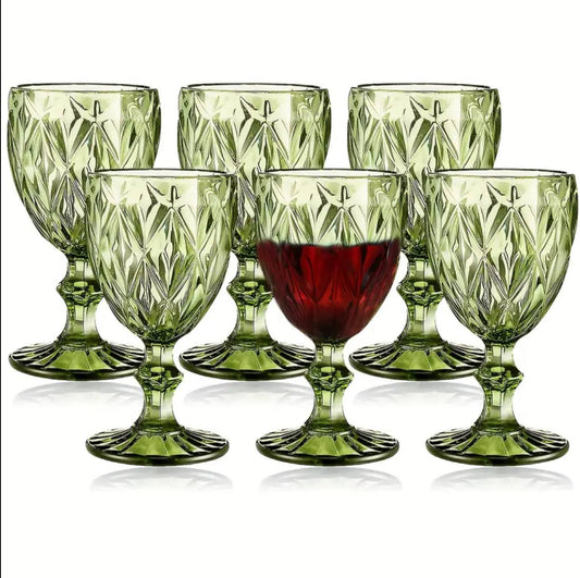 6pcs high quality wine glasses