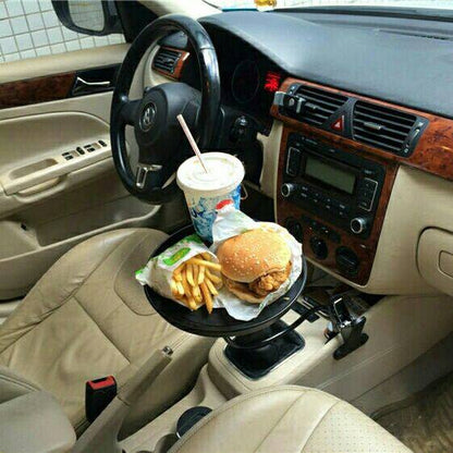 Multifunctioal car food drink dinning tray