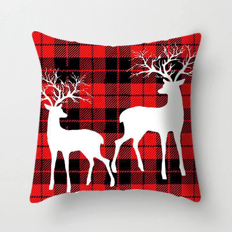 Christmas Pillow Covers (No Filler) for Christmas Decoration Throw Pillow Covers