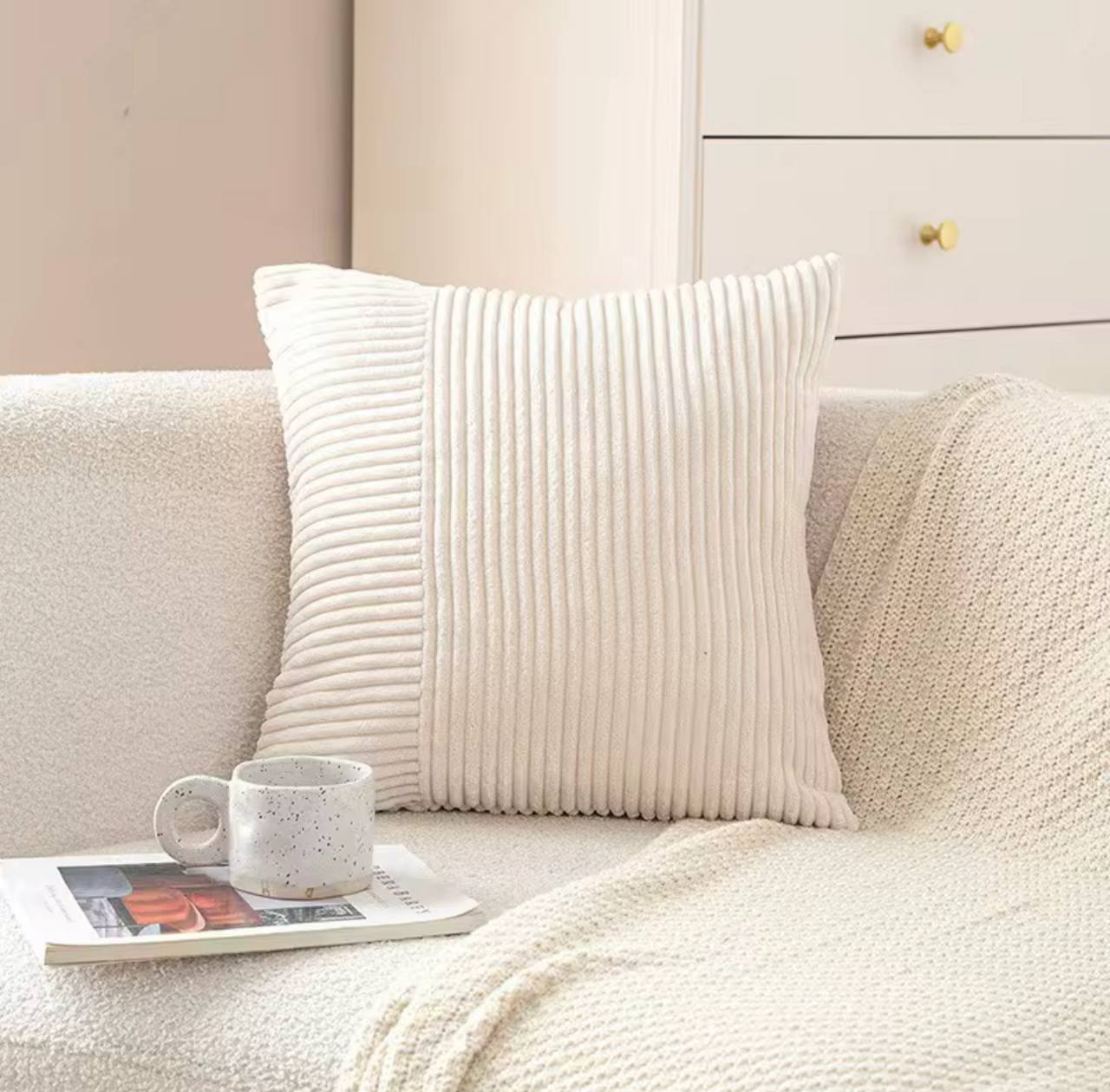 Soft Solid Couch Pillowcases Cross Patchwork Textured Cushion Covers


Happy Shopping
