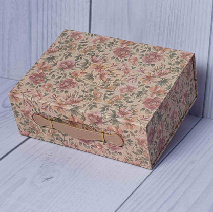 Luxurious  Gift Box With Handle Feature.