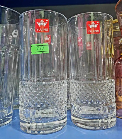 6pcs high quality 340ml water/juice glasses