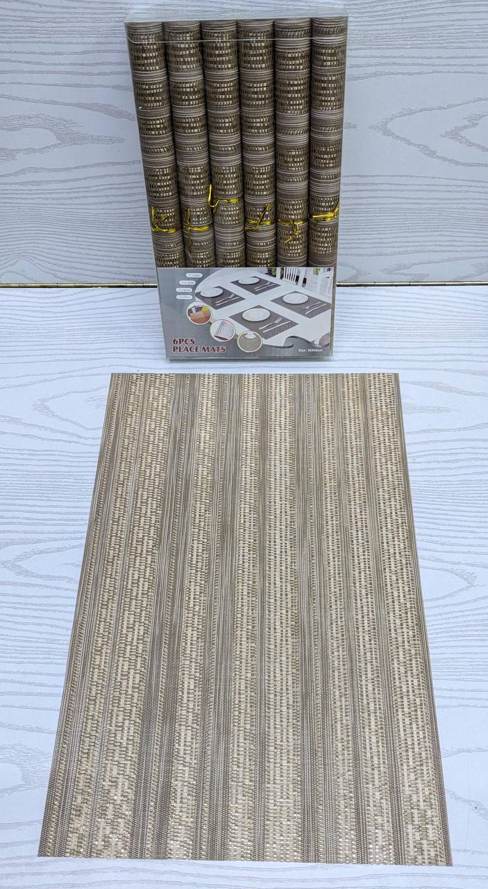 6Piece Heat Resistant Non-Slip Table Placemat