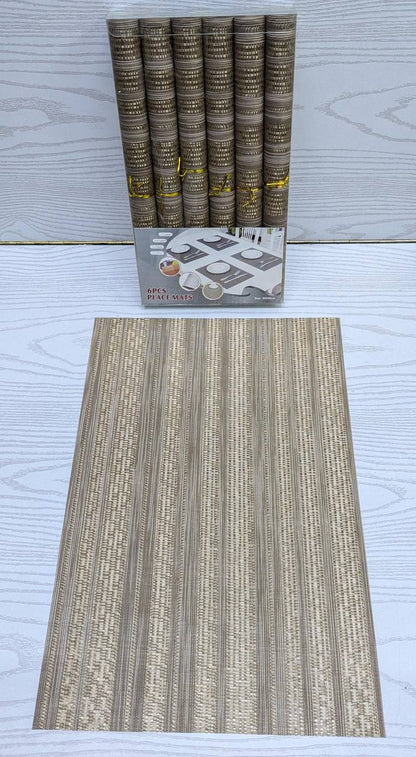 6Piece Heat Resistant Non-Slip Table Placemat