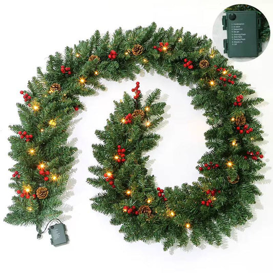 2.5M Green Christmas  Garland