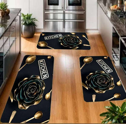 3pcs sets kitchen rubbermats