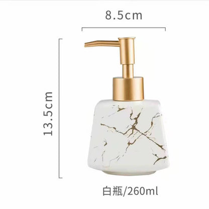 Ceramic soap dispenser