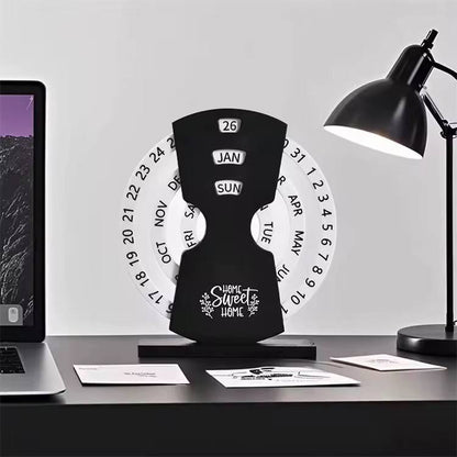 Creative manual rotating calendar