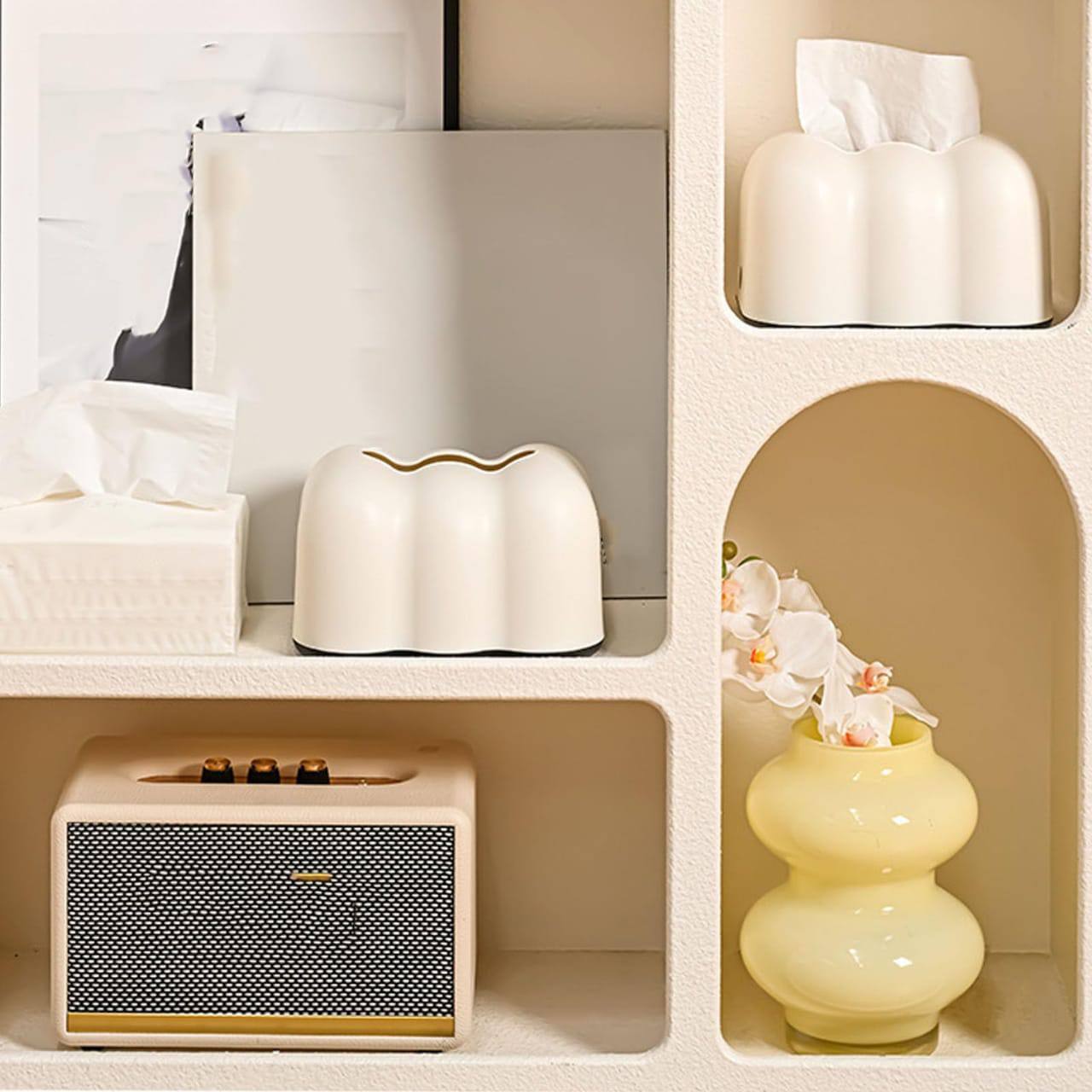 Unique Clouds Tissue Storage Box