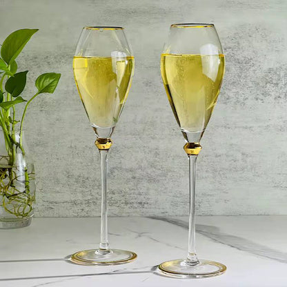 Royal Design  Crystal glasses Goblets 6pc
