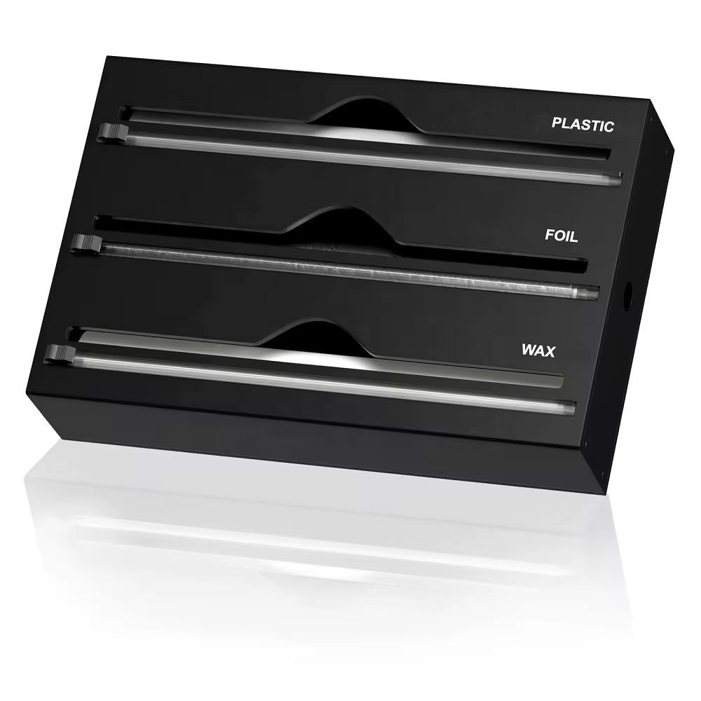 3in1 Bamboo wrap dispenser with cutter