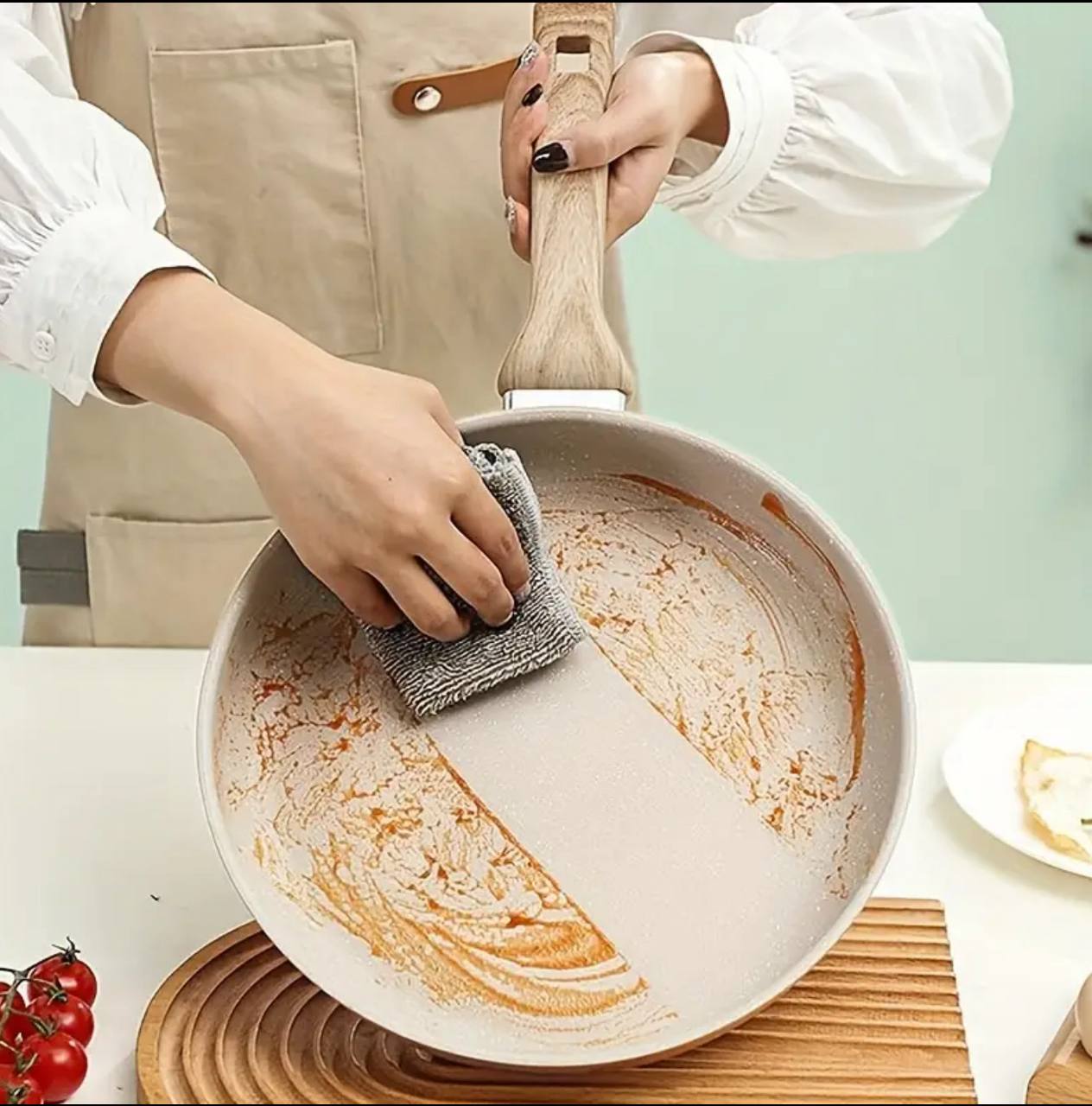 MGC co. HEAVY GAUGE granite frying pan