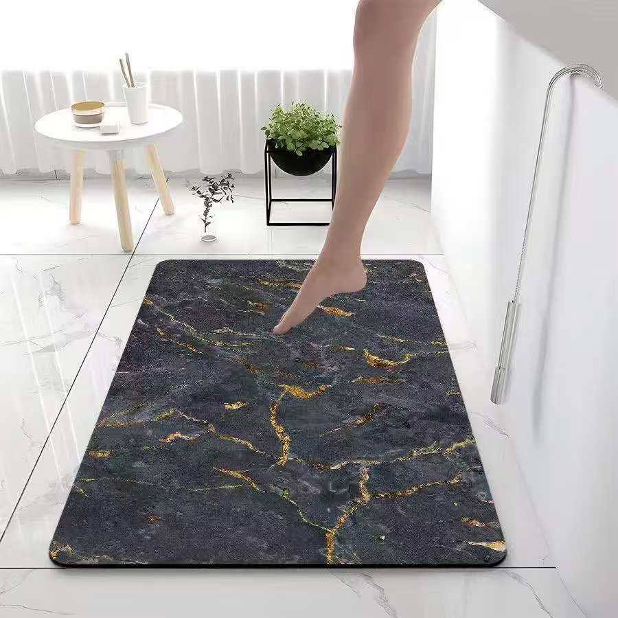 Super Absorbent Bath Mat Non Slip Quick Drying Bathroom Rug Napa Skin Toilet Carpet Kitchen Entrance Doormats Home Floor Mat